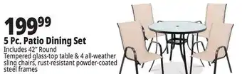 Ocean State Job Lot 5 Pc. Patio Dining Set offer