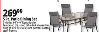 Ocean State Job Lot 5 Pc. Patio Dining Set offer
