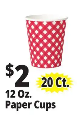 Ocean State Job Lot 12 Oz. Paper Cups offer