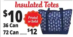 Ocean State Job Lot Insulated Totes offer
