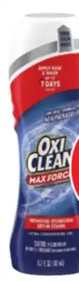 Ocean State Job Lot OxiClean Max Force Laundry Stain Remover Gel Stick 6.2 oz offer