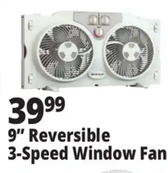 Ocean State Job Lot Penguin 9 Twin Window Fan offer