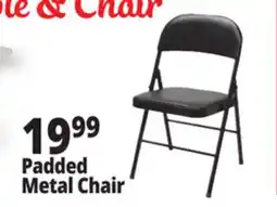 Ocean State Job Lot Padded Metal Chair offer