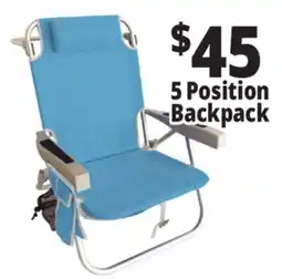 Ocean State Job Lot 5 Position Backpack offer