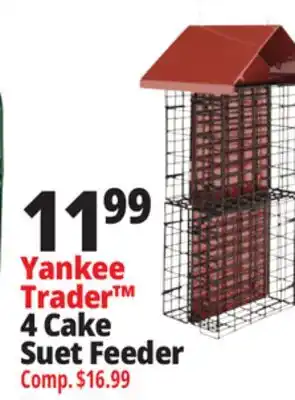 Ocean State Job Lot Yankee Trader 4 Cake Suet Feeder offer