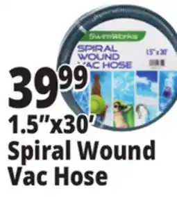 Ocean State Job Lot SwimWorks Spiral Wound Vacuum Hose 1.5 x 30' offer
