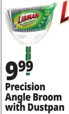 Ocean State Job Lot Libman Precision Angle Broom with Dustpan offer