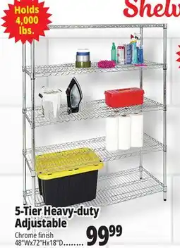 Ocean State Job Lot 5-Tier Heavy-duty Adjustable offer