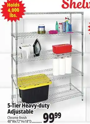 Ocean State Job Lot 5-Tier Heavy-duty Adjustable offer