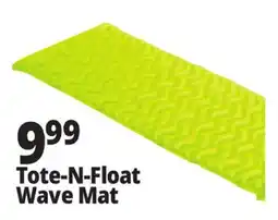 Ocean State Job Lot Intex Tote-n-Float Wave Mat offer