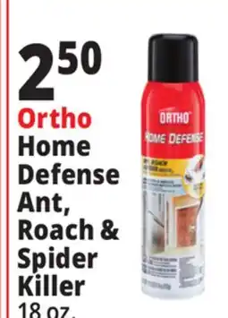 Ocean State Job Lot Ortho Home Defense Ant Roach & Spider Killer 18 oz offer