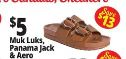 Ocean State Job Lot Muk Luks, Panama Jack & Aero offer