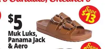Ocean State Job Lot Muk Luks, Panama Jack & Aero offer
