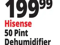 Ocean State Job Lot Hisense 50 Pint Dehumidifier offer