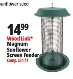 Ocean State Job Lot WoodLink Magnum Black Oil Sunflower Bird Feeder offer