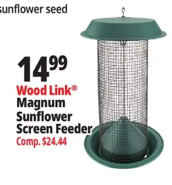 Ocean State Job Lot WoodLink Magnum Black Oil Sunflower Bird Feeder offer