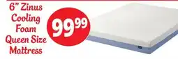 Ocean State Job Lot Zinus 6 Cooling Essential Memory Foam Mattress Queen offer