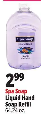 Ocean State Job Lot Spa Soap Liquid Hand Soap Refill offer