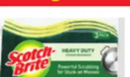 Ocean State Job Lot Scotch-Brite Heavy-Duty Scour Pads 3 Count offer