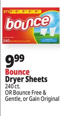 Ocean State Job Lot Bounce Free & Gentle Dryer Sheets 240 Count offer
