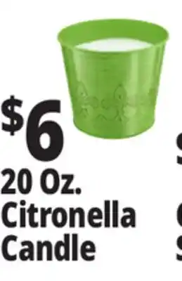 Ocean State Job Lot 20 Oz. Citronella Candle offer