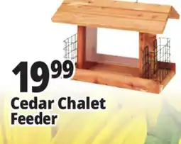 Ocean State Job Lot Cedar Chalet Feeder offer