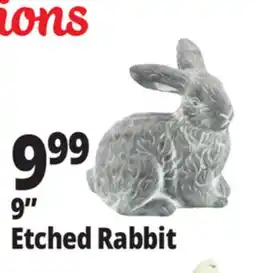 Ocean State Job Lot Stone Rabbit Statue offer