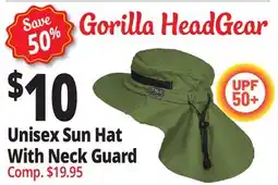 Ocean State Job Lot Unisex Sun Hat With Neck Guard offer