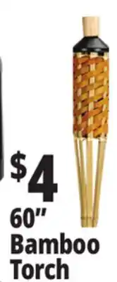 Ocean State Job Lot 60 Bamboo Torch offer