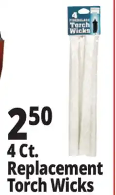 Ocean State Job Lot Fiberglass Torch Wicks 4 Pack offer