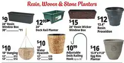 Ocean State Job Lot Rail Planters offer
