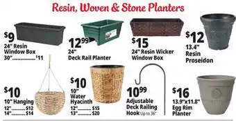Ocean State Job Lot Rail Planters offer