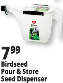 Ocean State Job Lot Birdseed Pour & Store Dispenser offer