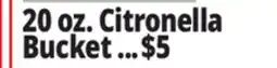 Ocean State Job Lot Citronella Bucket Candle 20oz offer