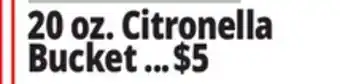 Ocean State Job Lot Citronella Bucket Candle 20oz offer