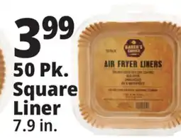 Ocean State Job Lot Baker's Choice Rectangle Air Fryer Liners 50 Count offer