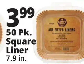 Ocean State Job Lot Baker's Choice Rectangle Air Fryer Liners 50 Count offer