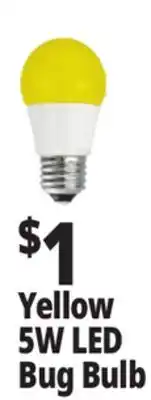 Ocean State Job Lot LED A15 Replacement Bug Light Bulb 5 Watt offer