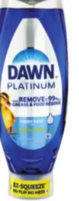 Ocean State Job Lot Dawn Platinum EZ-Squeeze Liquid Dish Detergent 24.3 oz offer