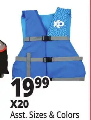 Ocean State Job Lot X20 Life Vest offer
