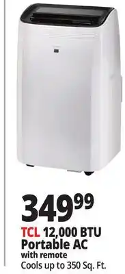 Ocean State Job Lot TCL Smart Portable Air Conditioner offer