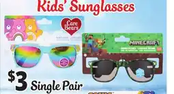 Ocean State Job Lot Kids' Sunglasses offer