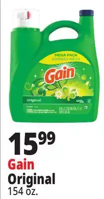Ocean State Job Lot Gain + Aroma Boost Original Laundry Detergent 154 oz offer