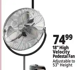 Ocean State Job Lot Penguin High Velocity Pedestal Fan 18 offer