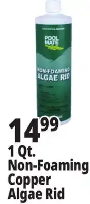 Ocean State Job Lot Pool Mate Non-Foaming Algae Rid 1 Qt offer