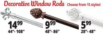 Ocean State Job Lot Curtain Rods offer
