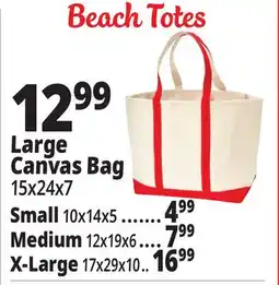 Ocean State Job Lot Large Canvas Bag offer