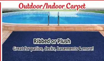 Ocean State Job Lot Indoor/Outdoor 3'4x5' Ribbed Carpet offer