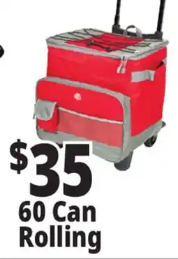 Ocean State Job Lot North Peak Hard Lined Rolling Cooler 60-can offer