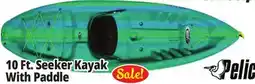 Ocean State Job Lot Pelican Seeker 100X Kayak w/ Paddle offer